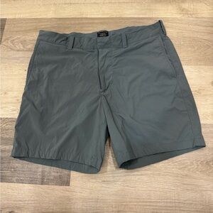 J. Crew Men's Charcoal Flat Front Shorts